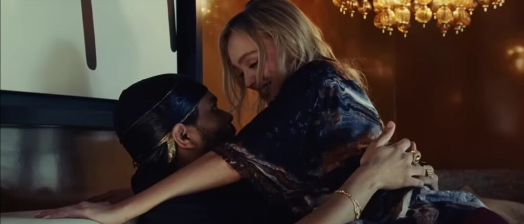 HBO The Idol, Abel Tesfaye and Lily Rose Depp