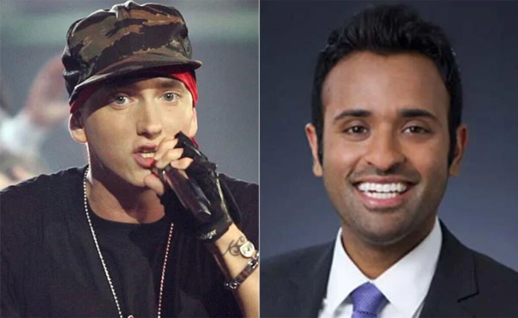 No More Eminem Songs At Indian American Candidate