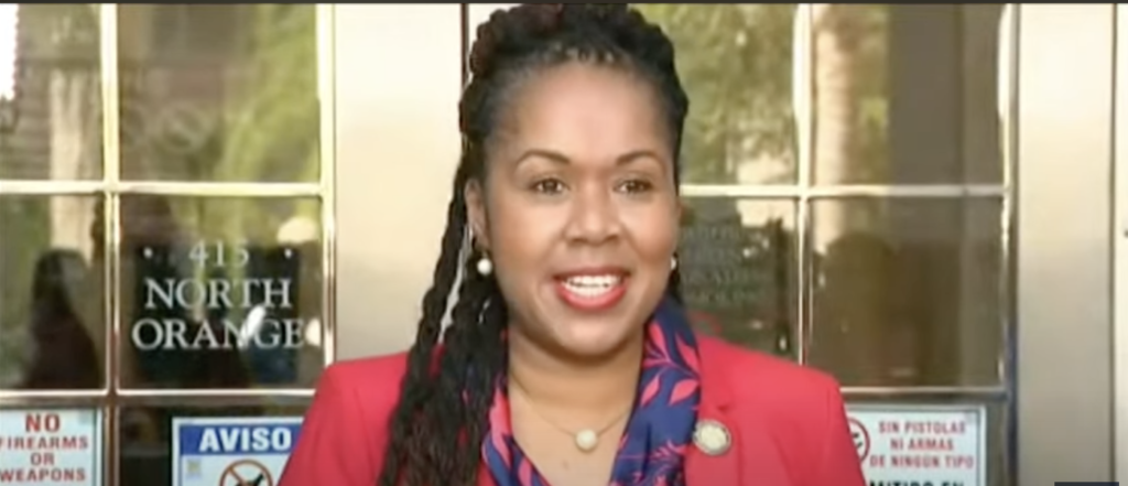 The Soros-backed prosecutor fired Wednesday by Florida Republican Gov. Ron DeSantis blew a gasket at a press briefing Wednesday afternoon, slamming the move as tyrannical. [Screenshot Fox 35 Orlando]