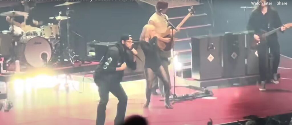 Steph Curry perform with Paramore, YouTube