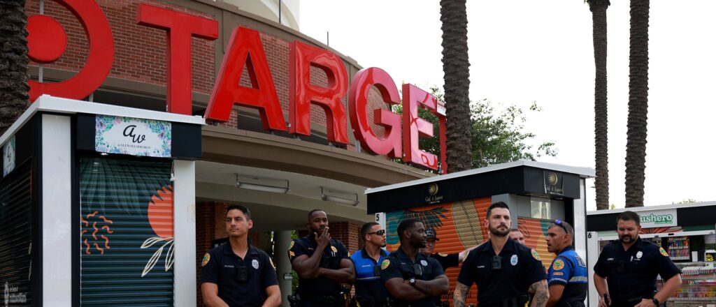 Protestors Hold Boycott Rally Outside A Miami Target Store