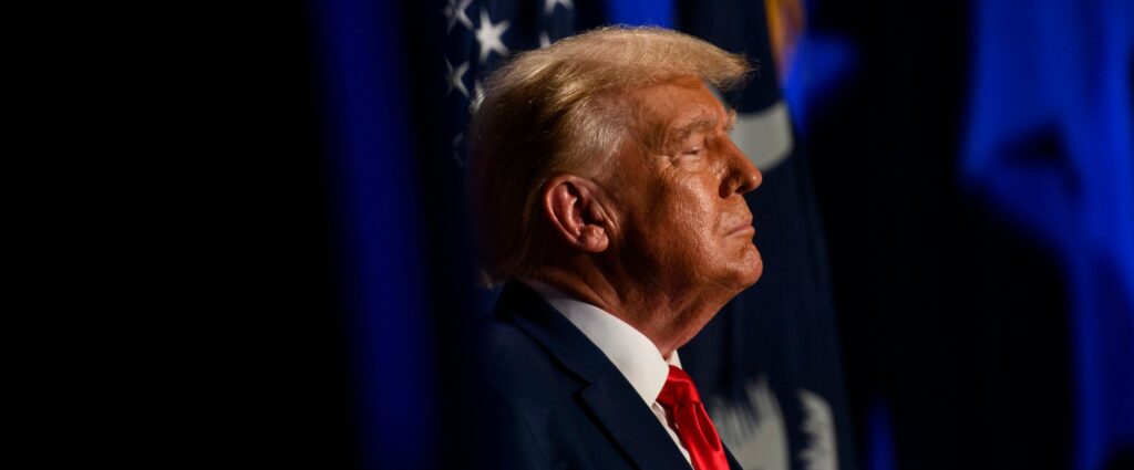 Former President Trump Speaks At The South Carolina GOP Silver Elephant Dinner In Columbia