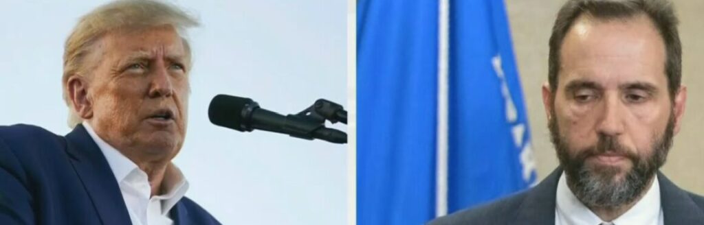 Trump and special counsel Jack Smith.