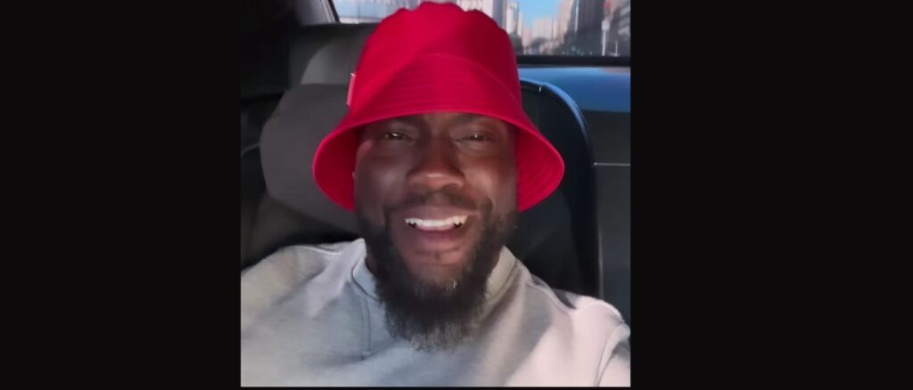 Kevin Hart in a car talking about his injuries, Instagram, Kevin Hart