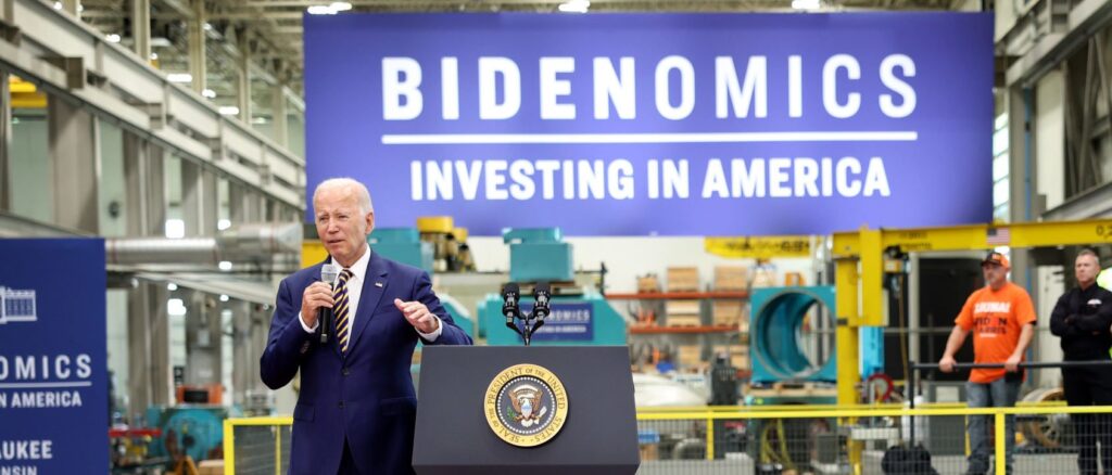 President Biden Delivers Remarks On Bidenomics In Milwaukee