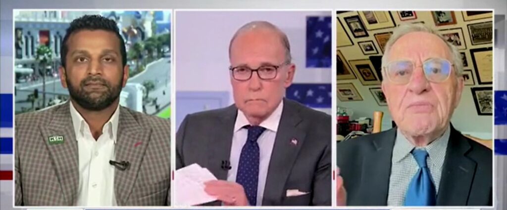 DCNF - Patel Dershowitz Kudlow Trump - Featured