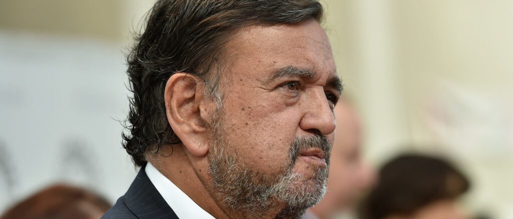 Former Governor of New Mexico Bill Richardson fields a question during the University of Southern California