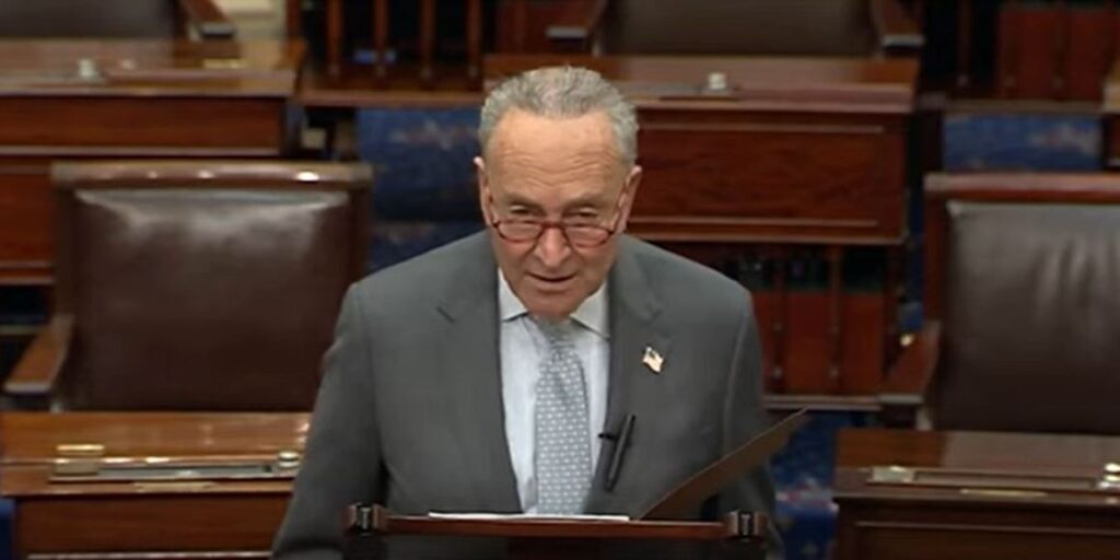 Schumer tells fox to pull the plug pn 1/6 propaganda.