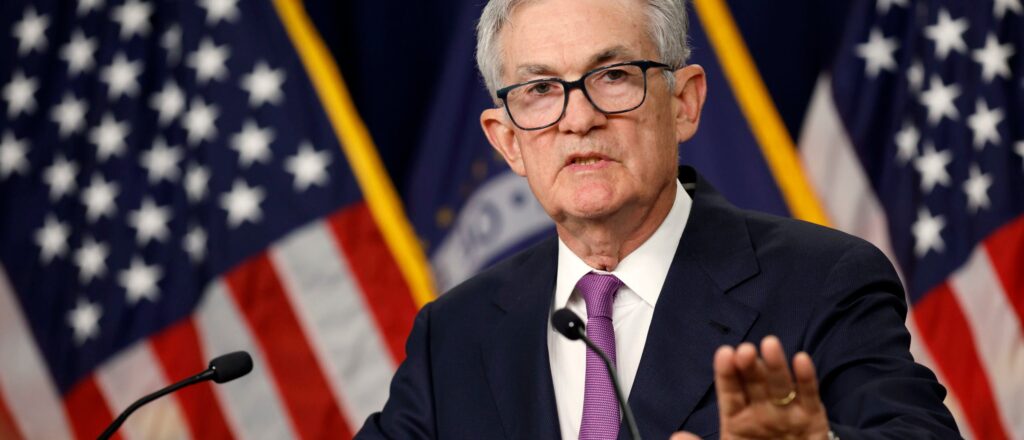 Federal Reserve Chair Powell Holds A News Conference Following The Federal Open Market Committee Meeting