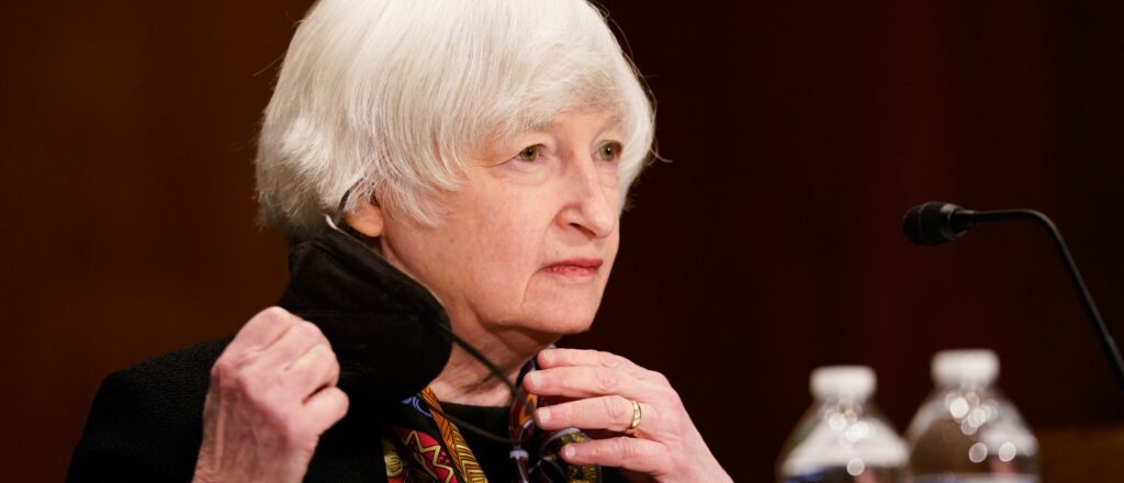 Treasury Secretary Yellen Testifies Before Senate Banking Hearing