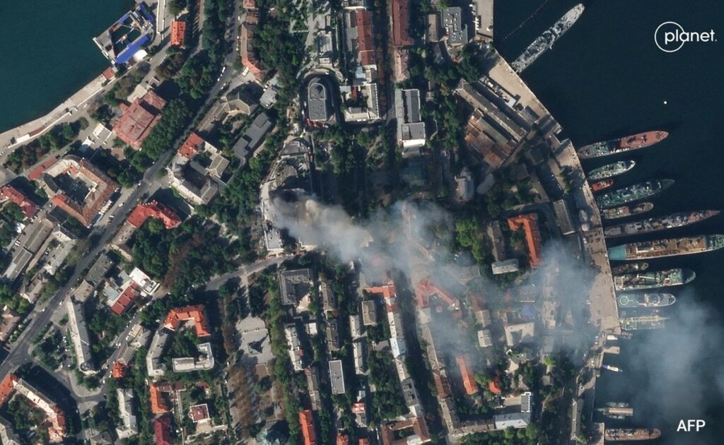 Ukraine Says Russian Navy Commanders Among Dozens Killed In Missile Attack