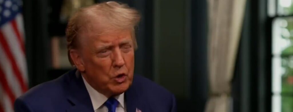 Trump claims Democrats are angry about his indictment.