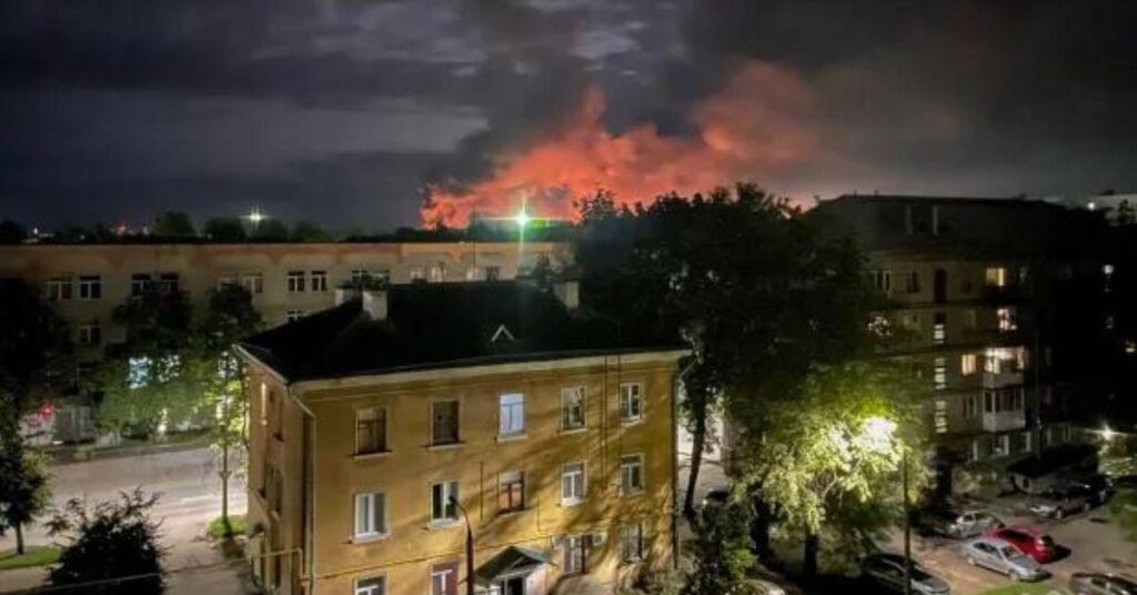 Ukraine Kamikaze Drone Strike Blasts Russian Missile Factory