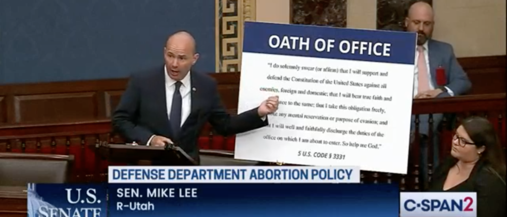 Screenshot / U.S. Senate Senate Session / C-SPAN