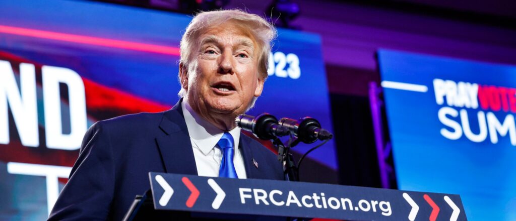 Republican Presidential Candidates Speak At The Pray Vote Stand Summit In Washington, D.C.