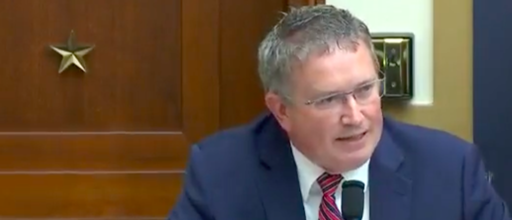 Thomas Massie Questions Merrick Garland