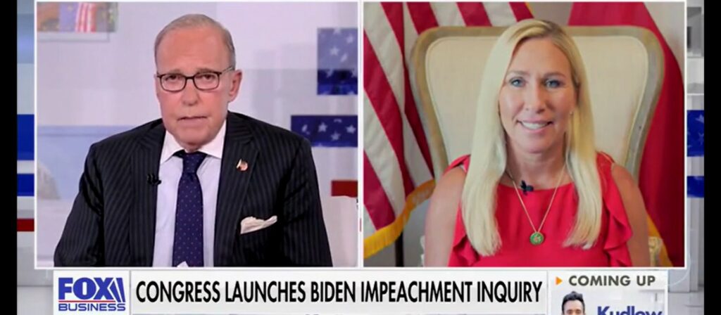 DCNF - MTG Kudlow Impeachment Biden - Featured