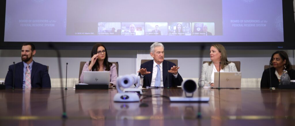 Federal Reserve Chair Jerome Powell Hosts Teacher Town Hall Meeting