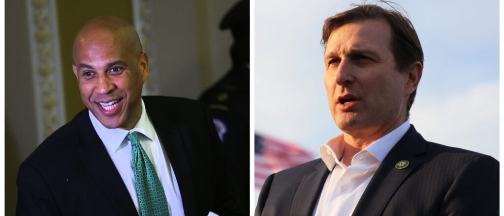 Sen. Cory Booker and Rep. Dan Goldman