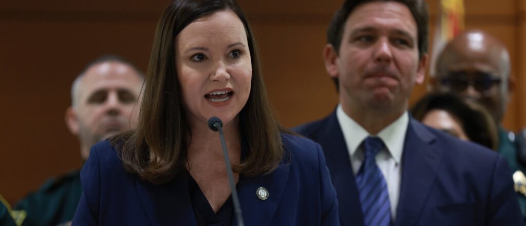 Florida Governor Ron DeSantis Holds News Conference In Fort Lauderdale