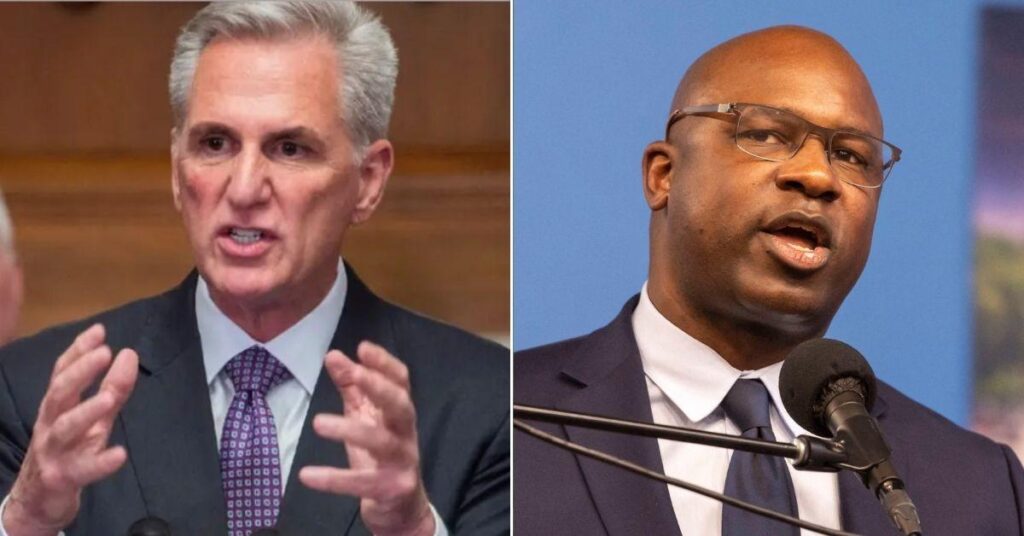 Kevin McCarthy Compares Jamaal Bowman Pulling the Fire Alarm to January 6