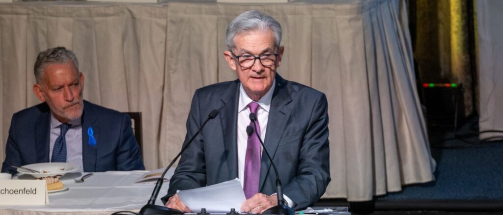 Fed Chair Jerome Powell Speaks At Economic Club Of New York