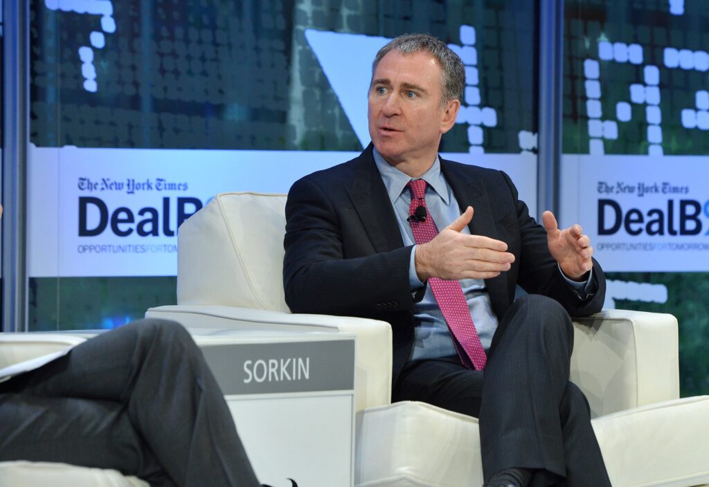 FILE PHOTO: Citadel CEO Ken Griffin speaks in Beverly Hills