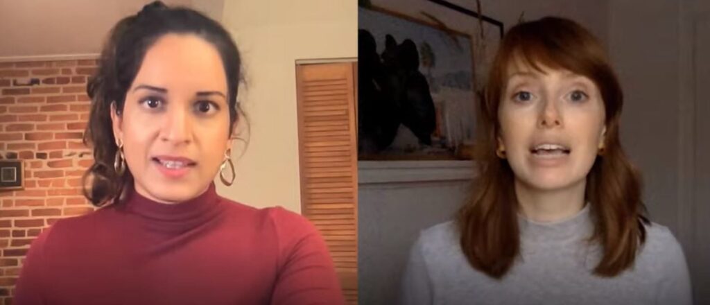 Check My Ads founders Nandini Jammi and Claire Atkin. (Screenshot/YouTube/Check My Ads)