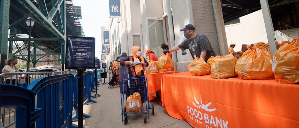 Food Bank For New York City Teams Up With The New York Yankees To Kick-Off Monthly Food Distribution For New Yorkers In Need