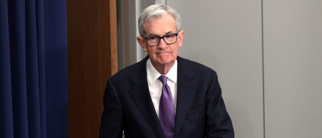 Fed Chair Jerome Powell Holds News Conference Following The Federal Open Market Committee Meeting