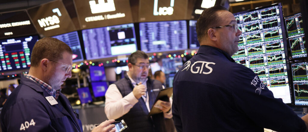 New York Stock Exchange Opens Trading Day, After Dow Closes Prior Day At Highest Level For Year