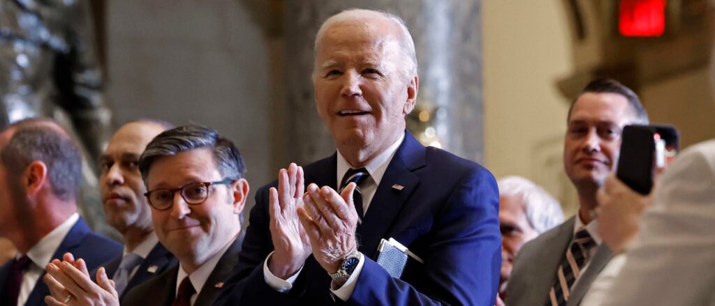 President Biden Attends National Prayer Breakfast On Capitol Hill