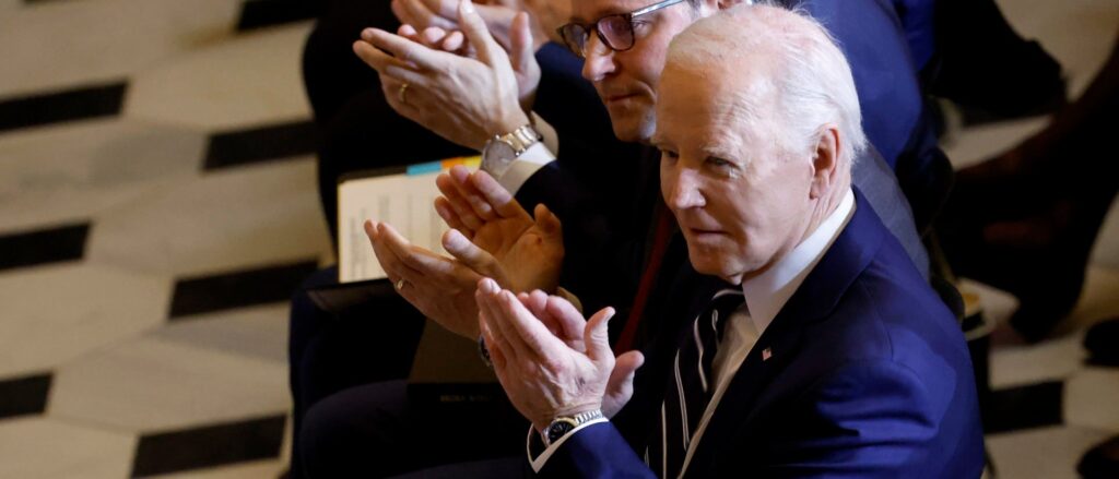 President Biden Attends National Prayer Breakfast On Capitol Hill