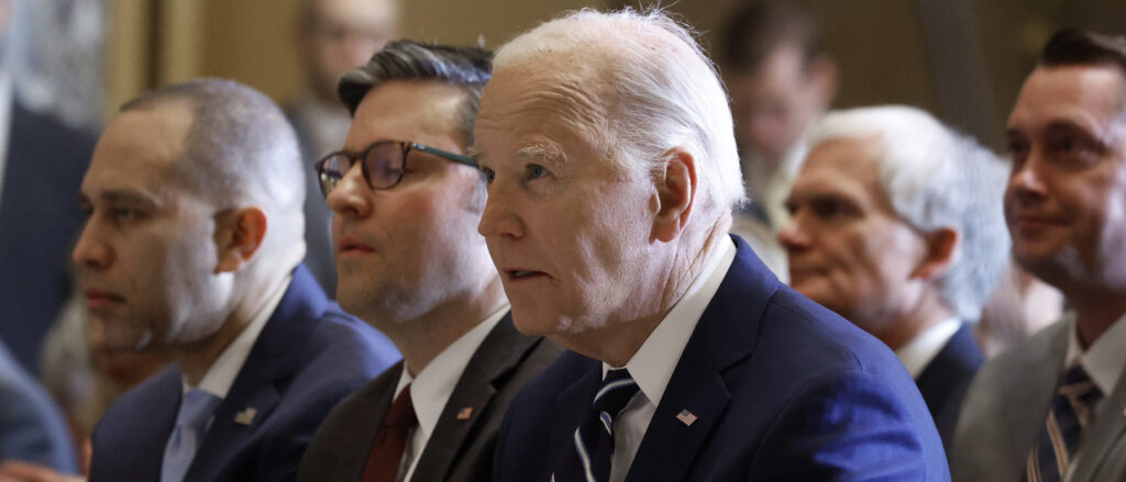 President Biden Attends National Prayer Breakfast On Capitol Hill