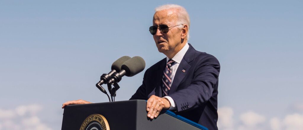 President Biden Visits Groundbreaking Of New Intel Semiconductor Manufacturing Facility In Ohio