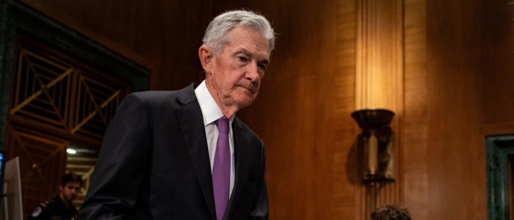 Fed Chair Powell Testifies In Senate Banking Hearing