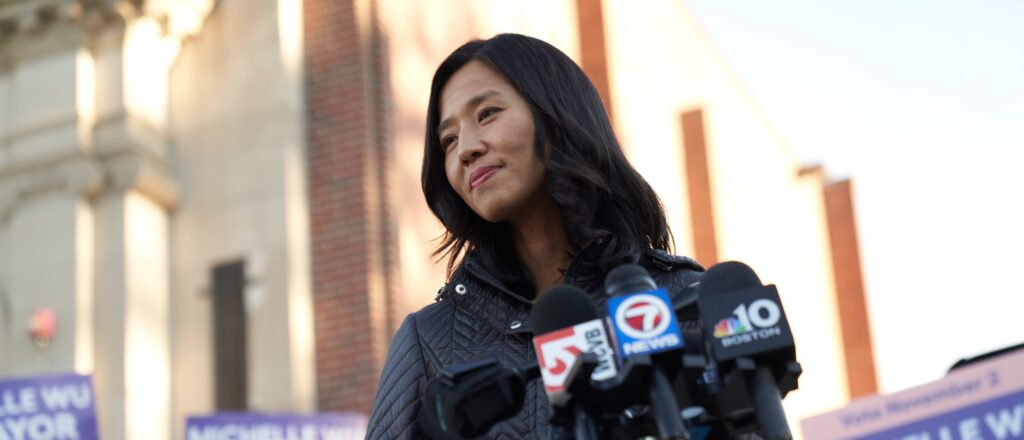 Boston Mayoral Candidate Michelle Wu Votes And Holds Election Night Event