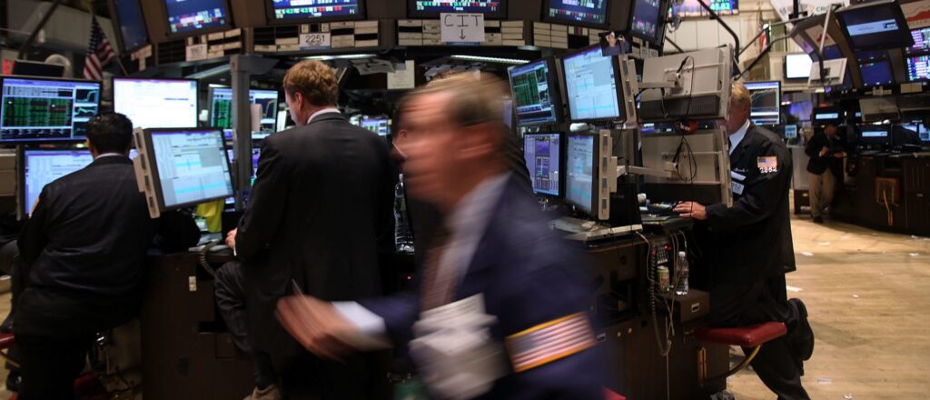 Dow Jones Industrials Average Soars, Passing 9,000 Mark