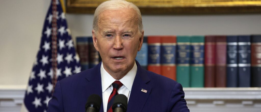 President Biden Delivers Remarks At The White House On The Francis Scott Key Bridge Collapse