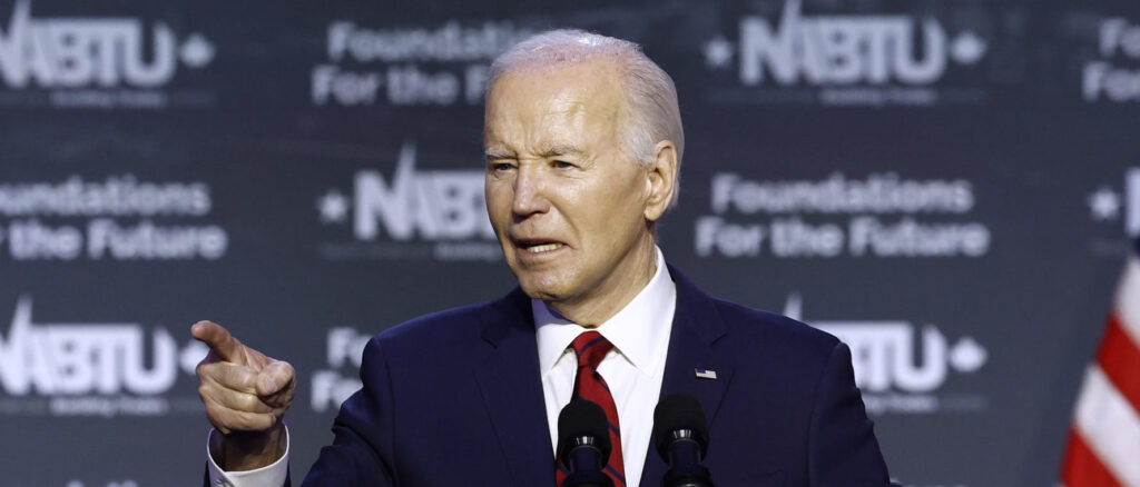 Biden Addresses Building Trades Union Conference After Endorsement