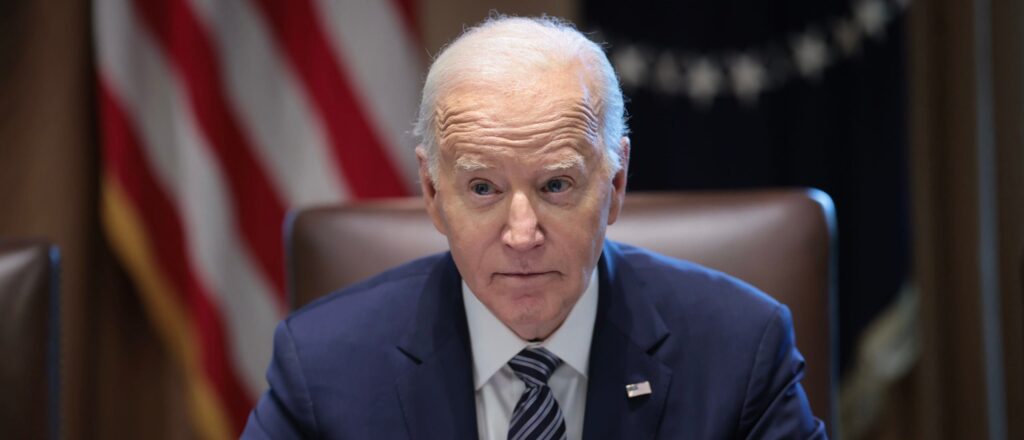 President Biden Meets With His Joint Chiefs And Combatant Commanders In The Cabinet Room