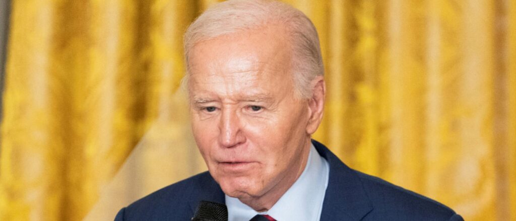 U.S. President Joe Biden attends