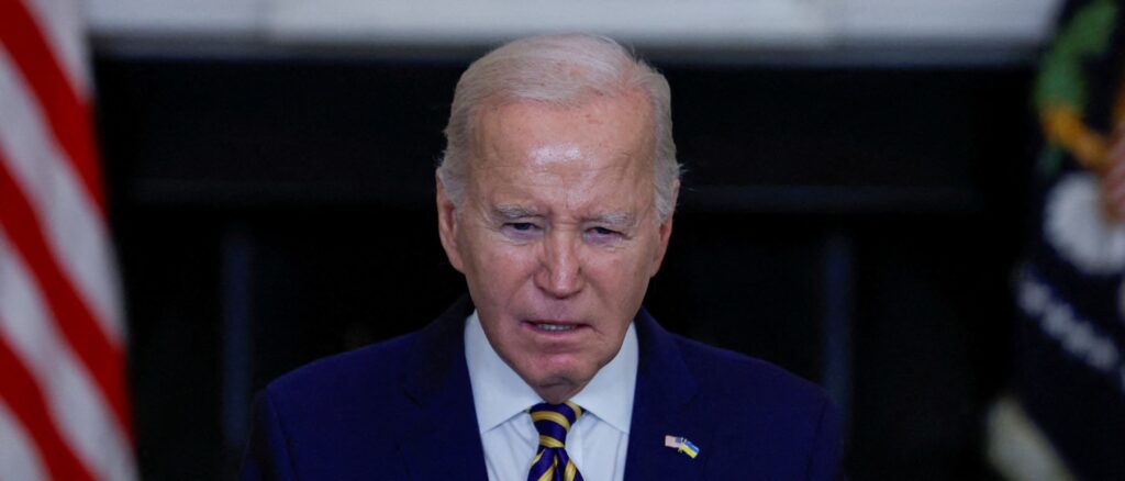 U.S. President Biden delivers remarks urging Congress to pass the Emergency National Security Supplemental Appropriations Act, in Washington