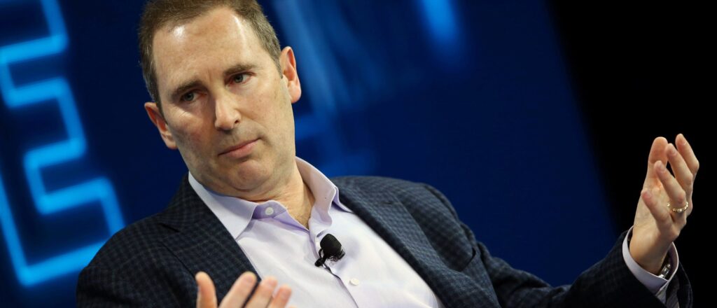 Andy Jassy, CEO Amazon Web Services, speaks at the WSJD Live conference in Laguna Beach