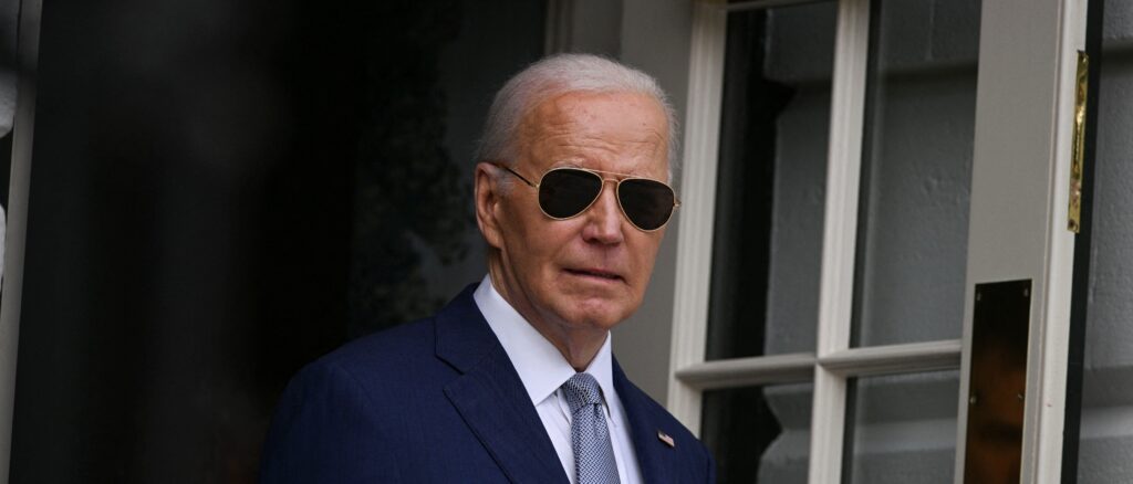 U.S. President Joe Biden departs the White House