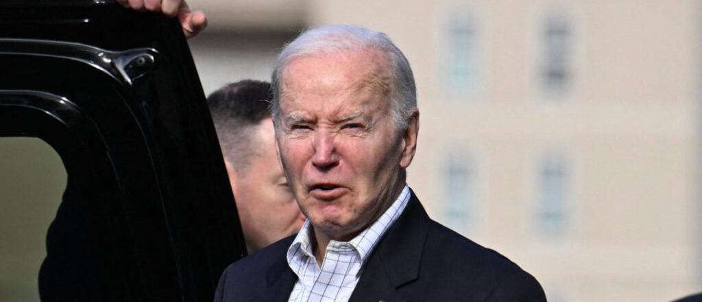 U.S. President Joe Biden departs St. Edmond Roman Catholic Church in Rehoboth Beach