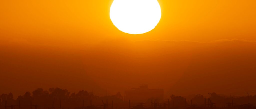 Sunset At Marine Corps Air Station Miramar