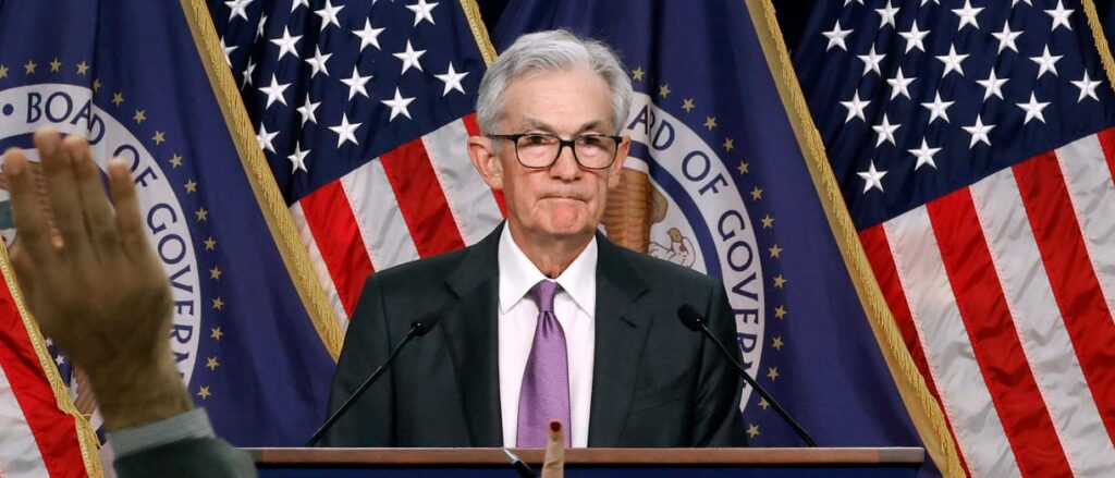 Federal Reserve Chair Powell Holds His News Conference Following The Federal Open Market Committee Meeting