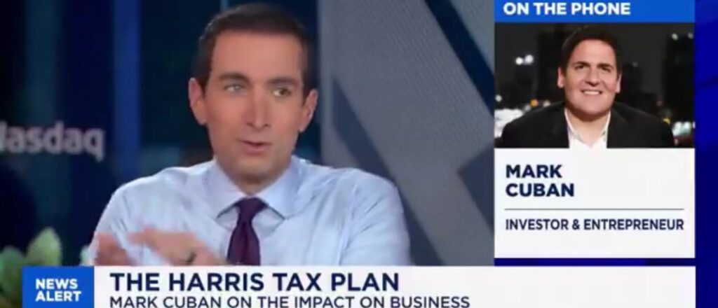 Cuban said the Harris captial gains tax plan would