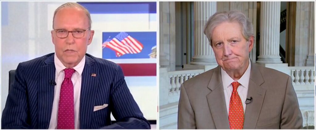 ‘Wait Them Out’: John Kennedy Tells Larry Kudlow One Lie He Suspects China’s Telling US